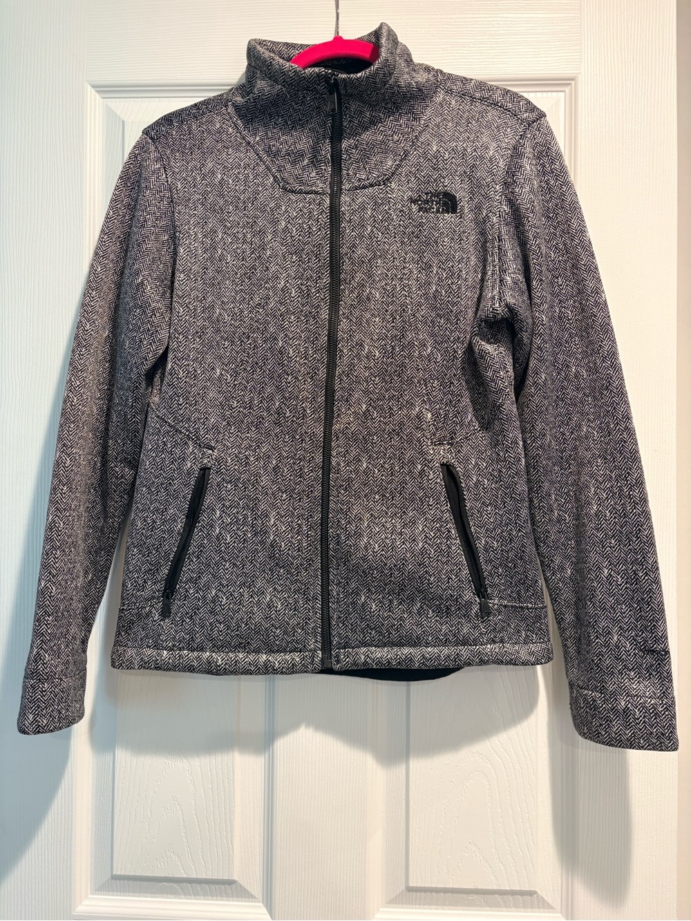 The North Face Women's Herringbone Textured Full-Zip Utility Jacket